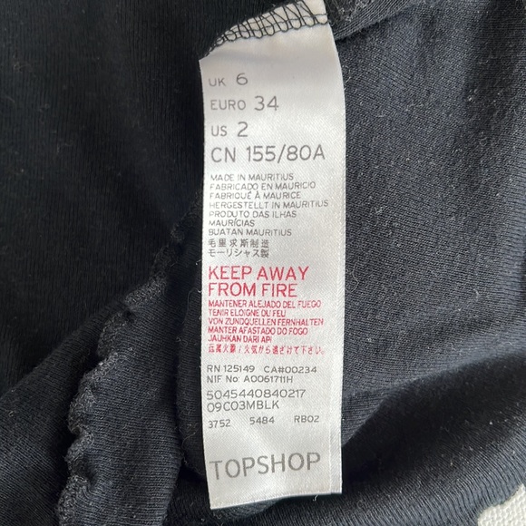 Crop Top by Topshop with Lettuce Hem - Picture 5 of 10